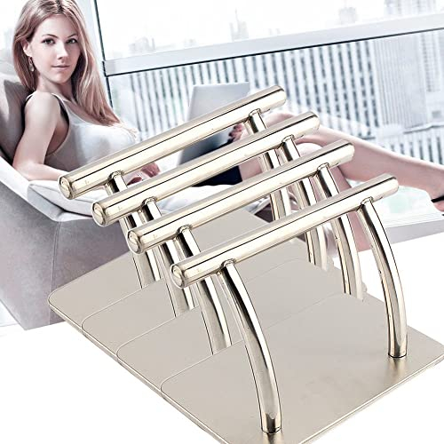 Lot de 3 supports pour pieds repose-pieds, repose-pieds de barbier, repose-pieds salon de coiffeurs, accessoires pour coiffeurs, repose-pieds en acier inoxydable (3)