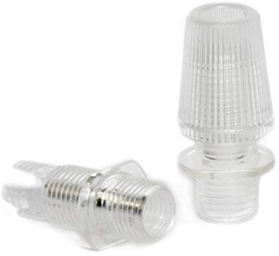 Serracavo, Bloccacavo in Plastica; Per cavo elettrico in tessuto/tessile. Confezione 10 Pezzi (Trasparente)