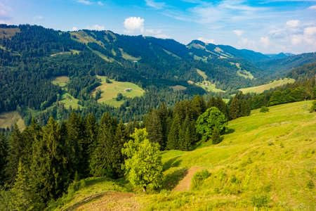 Poster-Bild 140 x 90 cm: German Alps Allgäu during Summer (107442765)