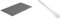 DE BUYER -8161.40 -plaque patissiere choc alu. 40x30cm & 4745.30 -spatule blanche en polyglass l. 30cm