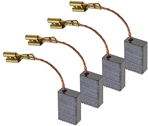 YINETTECH 2 Paires de Balais de Charbon 15 x 10 x 5 mm Compatible avec Milwaukee SB2E85 DME1300 Meuleuse AG1200 AG1200-125 Marteau BH2600R BH2600RX2 Polisseuse Murale MFE1305, 1200 W