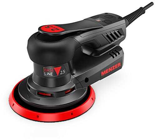MENZER Random Orbital Sander ETS 150 2.5 for Precision Grinding and Polishing incl. Sanding Disc Set