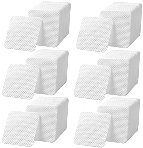 540 Stk Nagellackentferner Wattepads, Nagel Wischen Baumwolle Pads, Tücher Nagellackentferner, Fusselfrei Nagel Wattepads für Entfernung Gesichts Make-up und Nail Polis