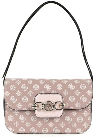 GUESS Hensely Logo Convertible Shoulder Bag Blush Multi