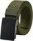 LionVII Gürtel für Herren mit Metallschnalle, Arbeitsgürtel Verstellbarer Tactical Military Stoffgürtel 130cm (Armeegrün)