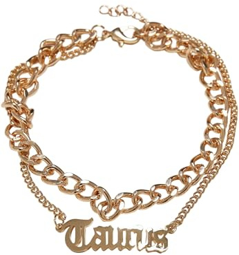 Urban Classics Unisex Zodiac Golden Anklet