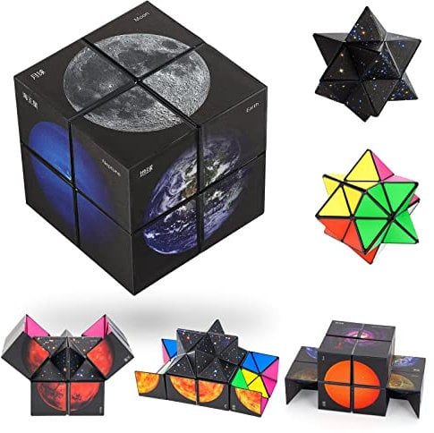 Gifts for 6-7-8-9-10 Year Old Boys Girls Fidget Cube-Games for Kids Girls Age 6-13 Magic-Cube Novelty Toys for 7-14 Year Old Teen Boys Christmas Easter Gifts Stress Relief Travel Game for Kid Adults