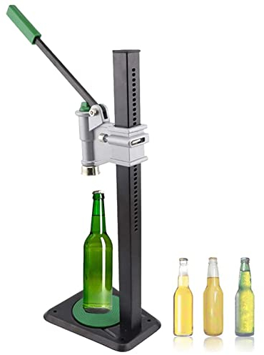json2xml Manual Bench Bottle Capper, Bottle Capper Tool, Home Brewing Equipment Crown Capper, Bottle Sealer, Capping Machine, Applicable caps: 26-29mm