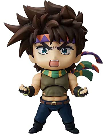 Puruuige Q Version Jonathan Joestar Figur Clayman PVC Wechselbares Gesicht bewegliche Figur Statue Ornamente