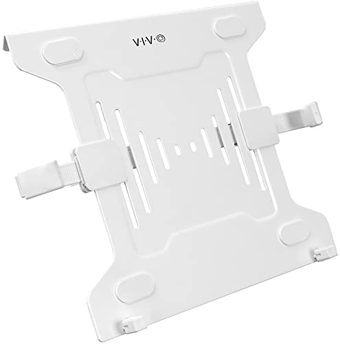 VIVO Universal Adjustable 10 to 15.6 inch Laptop Mount Holder for VESA Compatible Monitor Arms, Notebook Tray, White, STAND-LAP3W