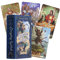 78 Witch Tarotkarten für Anfänger - Tragbar Tarot-Decks, Everyday Englisch Tarot Cards mit Farbiges Kästchen für Partyspiele Kartenspiele, geheimnisvolles Geschenk für Freund
