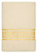 Belle Arti Premium Mäander Handtücher Duschtücher Gästetücher Flauschige Frottee Baumwolle (2er Set - 50 x 100 cm, beige)