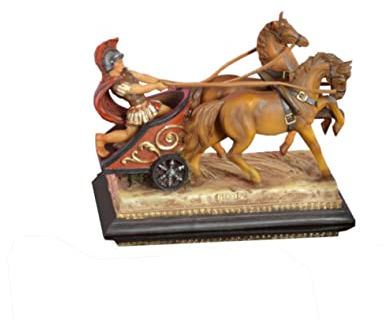 PABEN Statua 3D Biga Centurione Romano Souvenir Roma Italia Arte e Storia