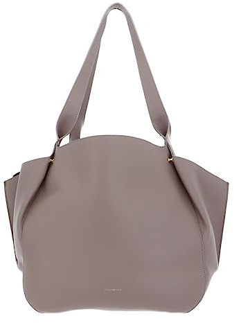 Coccinelle Coccinellesoft Wear Handbag Double Grainy Leather Warm Taupe/Coff