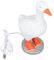 Prevessel Ente Ei Lampe Kreative Harz LED Lustige Gans Tischlampe Nachtlicht Schlafzimmer Warme Nachtlicht Dekor Schlafzimmer Studie, Prevesselyo54besg17