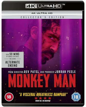 Monkey Man [Region Free] [Blu-ray]