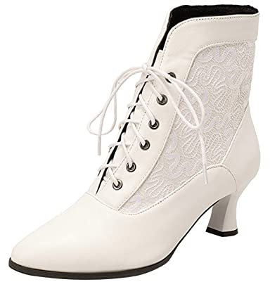 Stivali Alti da Pescatore Stivaletti Donna con Tacco e Plateau Discoteca Stivali Estivi Donna Traforati Morbidi Stivaletti Bassi Donna Tacchi a Spillo Stivali Donna Neri Stivaletti Marroni