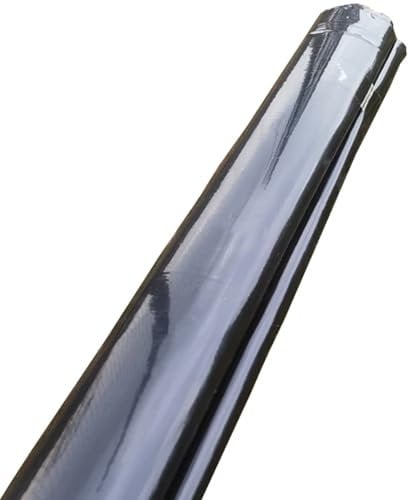 HDPE-Fischteichfolie Undurchlässige Teichfolie 0,12 mm Gartenteich Teichplane für Gärten Pools Schwarz Flexible Wasserläufe Brunnen Landschaftsbau Poolfolie(4.0mx5.0m)