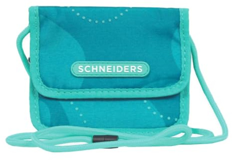 Schneiders Brustbeutel Geldbörse Neck Pouch Aqua Love türkis