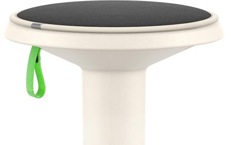 Interstuhl UPis1 Premium Sitzkissen - Besonders bequemes Stuhlkissen perfekt geeignet für Hocker, Stühle, Bänke und Fußböden - Perfekt UPis1 Bürohocker (ECO Tiefschwarz)