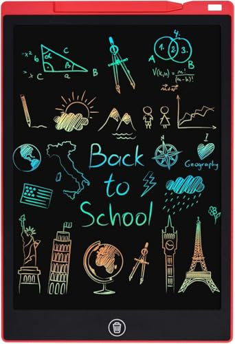 Magnettafel Kinder,PINKCAT Kinderspielzeug Maltafel Zaubertafel 12 Zoll Mädchen Geschenke 1 2 3 4 5 6 7 Jahre Jungen Zeichentablett Mal Tablet Kinder LCD Schreibtafel