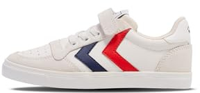 Hummel Unisex Kinder Slimmer Stadil Leather Low Jr Sneaker, Weiß, 36 EU