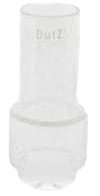 DutZ VASE RONA, Clear Bubbles (H18 D8cm)