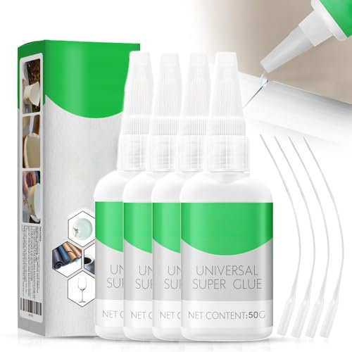 Colle Forte Soudure Avec Colle Huileuse Haute Résistance Super Glue Extra Forte Nouvelles Colles Universelles Puissantes et Multifonctionnelles Colle Forte Tout Support (4#)