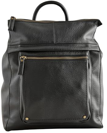 NEXT Damen Standard Rucksack im Kurier-Style Schwarz one size