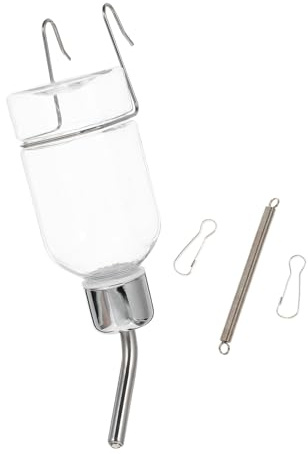 NOLITOY Roller Ball Drinking Fountain Automatic Water Feeder for Dog Cat Hanging Water Bottle