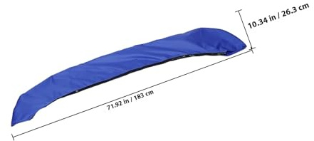 Alipis Cubierta de Toldo Bimini para Barcos Resistente Oxford y Prueba de Lluvia Protección Solar para Embarcaciones con Estructura de Barras