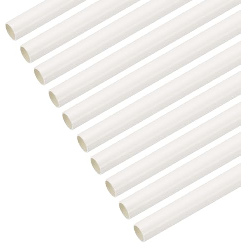 QUARKZMAN 10 Stück PVC Rohrverbinder 0.5mx16mm PVC Fitting Gerade Kupplung