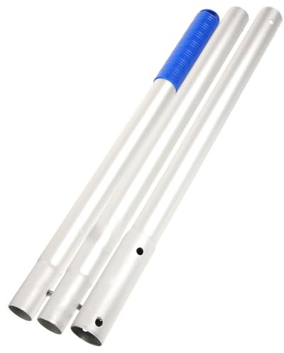 DOITOOL Verstellbare Aluminium Poolstange Skimmer Zubehör Metall Verlängerung Schwimmbadreinigung Leicht und Stabil für Private und Gewerbliche Pools