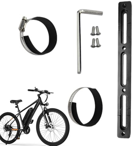 Générique Support de Batterie de vélo électrique, Support de Batterie de vélo électrique, Colliers de Serrage pour Montage sur de, Support de Montage de de en d