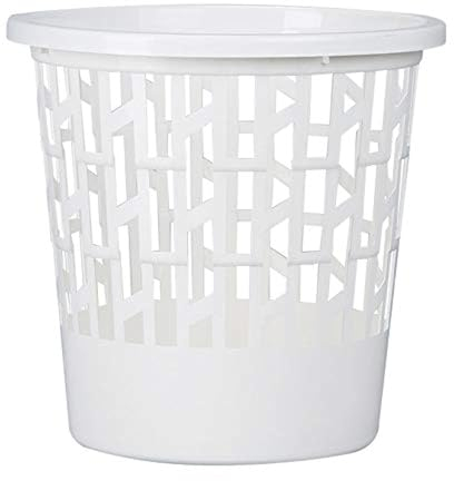 Papelera Plastico Blanca 27Cm