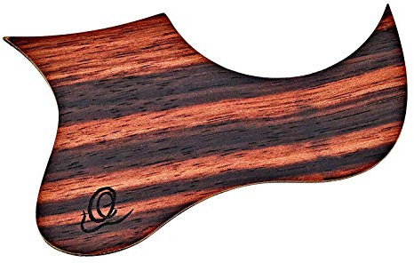 Ortega Guitars Pickguard für Ukulele - gestreiftes Ebenholz für CC & SO (OWPSC-EB)