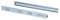Emuca 3028705 Set Schubladenführungen, vollauszug mit Rollen, Verzinktem, 250 mm