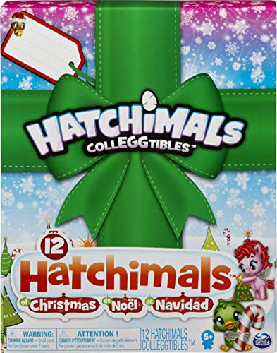 HATCHIMALS CollEGGtibles 12 Weihnachtsüberraschungs-Geschenk-Set für Kinder ab 5 Jahren