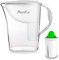 PearlCo - Wasserfilter Standard (weiß) mit 1 Alkaline Classic Filterkartusche - passt zu Brita Classic