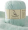 TEHETE 100% Angorawolle Garn zum Stricken, Häkelgarn 38 Farben 325 Merter 50g 2-fädig je Knäuel,weich und leicht,Eisblau,848