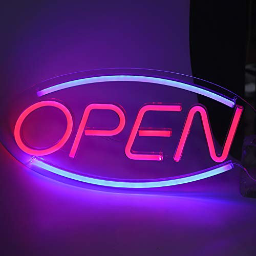 Enseignes au néon, lettres OUVERTES en forme de suspension LED boutique au néon enseignes lumière LED USB pour magasin à la maison lampes au néon lampe pour bar à bière pub hôtel fête restaurant loisi