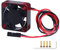 AllinRC 30mm RC Motor Cooling Fan Heatsink ESC Cooling Fan for RC Car 1/8 1/10 1/12 Scale 540 550 Brushless Motor Brushed (Black-Red)