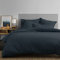MATT & ROSE Housse de Couette 240x260 cm Unie Coton LAVÉ | 100% Coton Lavé | Oeko-TEX | Bleu Nuit