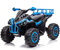 Quad Elettrico per Bambini 12V ATV 1.0 Con Radiocomando 3 Velocità Mp3 USB (Blu)