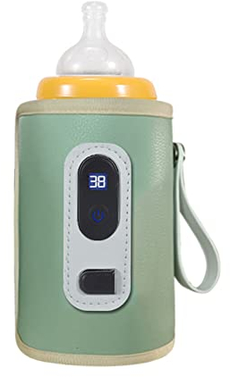 Uposao Baby Flaschenwärmer USB Tragbarer Heizungsisolierungen Isolierung Thermostat Milchwärmer Flaschenwärmer mit 3 Einstellbar Temperature