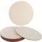 YIEUR Lot de 8 disques en bois de 20 cm de diamètre - Plaques de bois non traitées - Dessous de verre ronds en bois non fini - Pour bricolage, inscription, gravure laser, sculpture, peinture (20 cm)