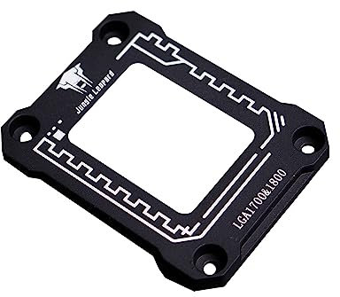 Shaking Tank LGA 1700 CPU Holder, Aluminium, Black, Intel 12th/13th Gen, H610/B660/Z690 Series