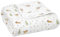 aden + anais™ Essentials Baumwoll-Musselin-Decke Disney + Friends, Babydecke für Mädchen und Jungen, leicht, weich, ideal für Neugeborene und Kleinkinder, Bambi im Wald