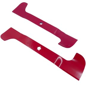 Rasenmähermesser Set/Mähdeck High-Lift Flügelmesser - 107cm Mähbreite - Ersatzmesser kompatibel mit Husqvarna, Jonsered, McCulloch - 5-Stern-Aufnahme