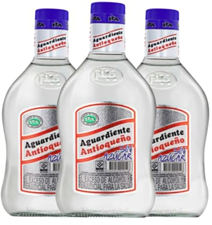 Orujo Aguardiente Antioqueño Sin Azúcar 70 cl (Caja de 3 Botellas de 70 cl)